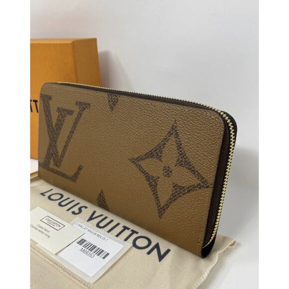 Louis Vuitton Zippy Wallet Reverse Monogram Giant Brown - Picture 5 of 12